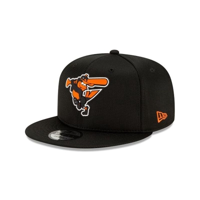 Black Baltimore Orioles Hat - New Era MLB Clubhouse Collection 9FIFTY Snapback Caps USA7920163